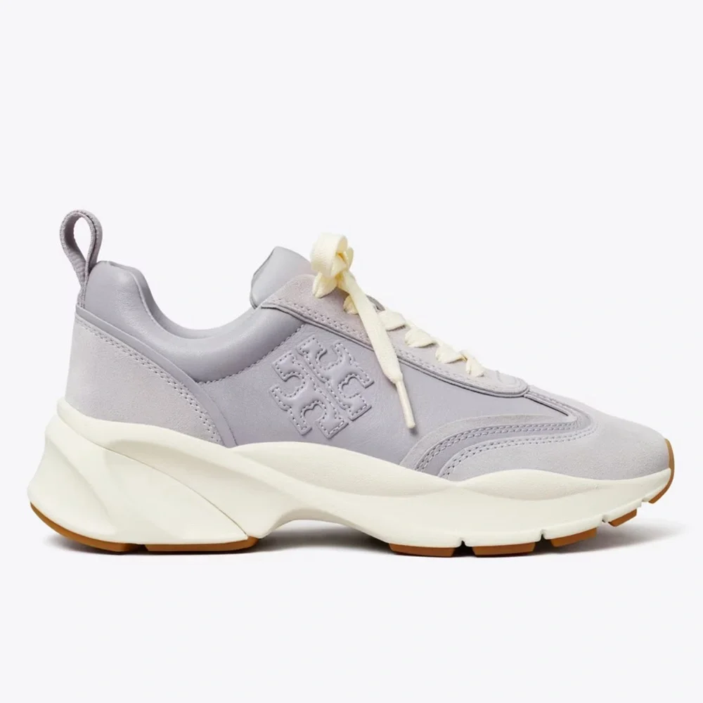 Tory Burch Good Luck Trainer Spring Lavender